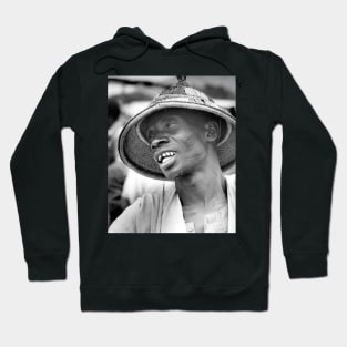 Ivory Coast Man Portrait Hoodie